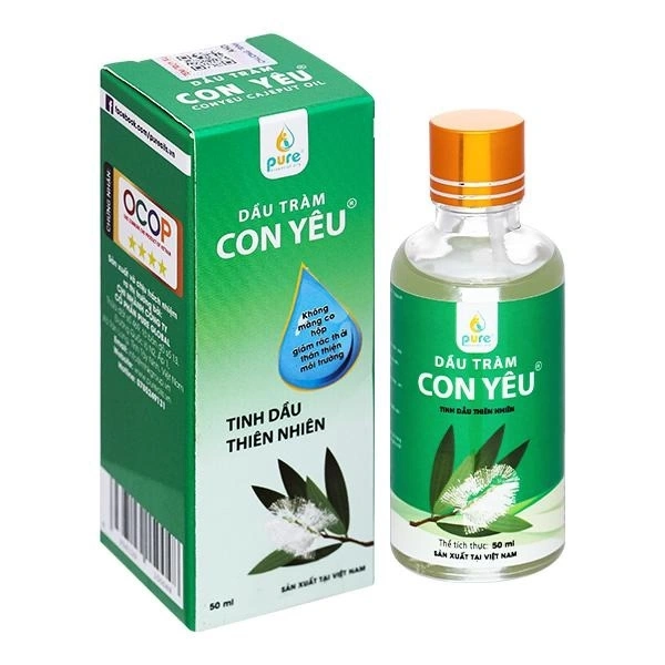 Dầu tràm Con Yêu 50 ml - Giao bao bì ngẫu nhiên