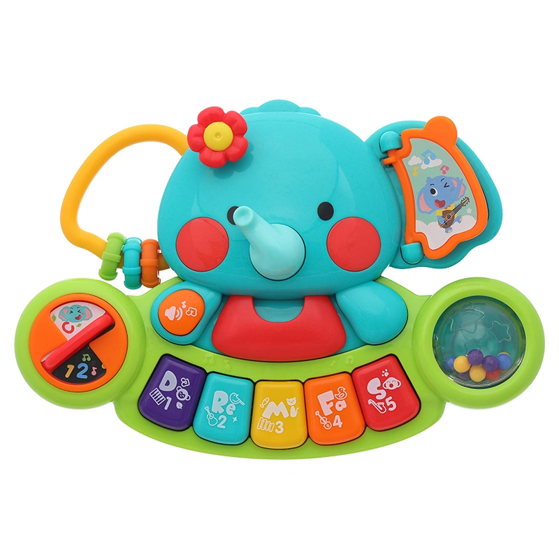 Đồ chơi đàn piano hình voi con 2in1 Hola 3135 11