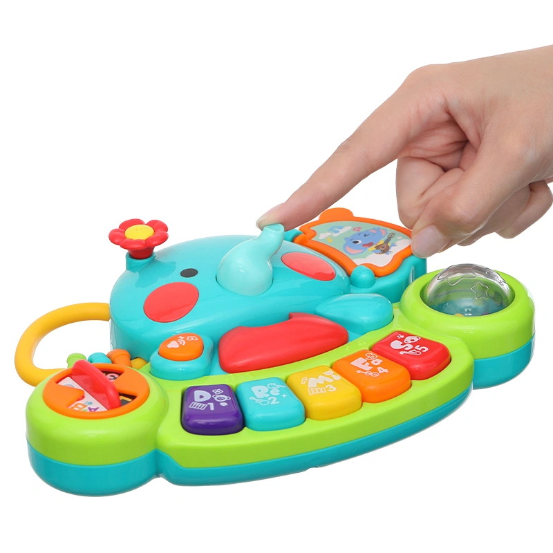 Đồ chơi đàn piano hình voi con 2in1 Hola 3135 19