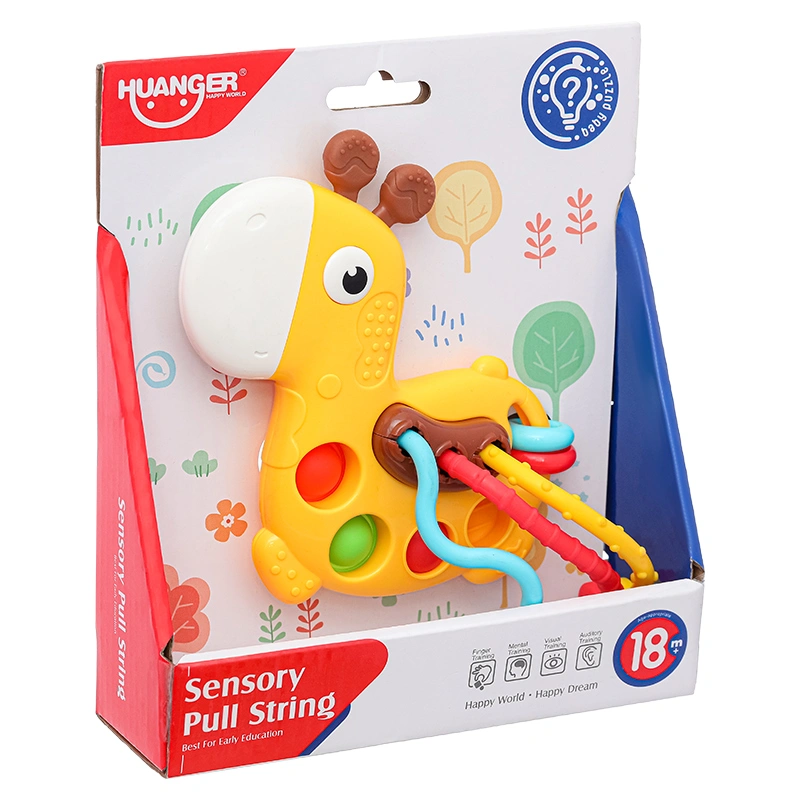 Đồ chơi lục lạc hươu cao cổ kéo dây Huanger HE0196 2