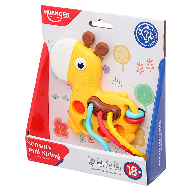 Đồ chơi lục lạc hươu cao cổ kéo dây Huanger HE0196 3