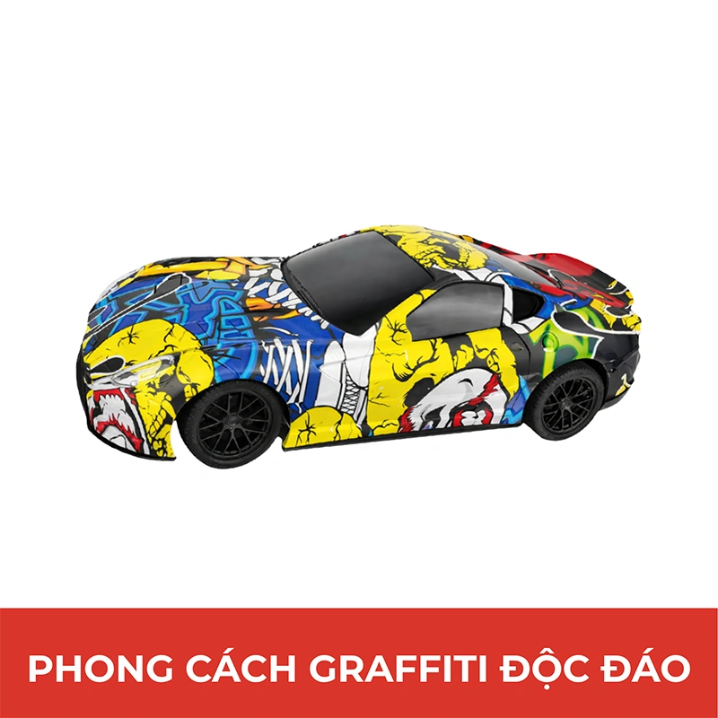 Đồ chơi điều khiển Siêu xe đua Graffiti đường phố VECTO VT59920A 2