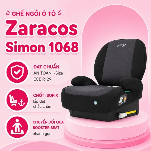 Ghế ngồi ô tô Zaracos Simon 1068 (6 - 12 tuổi) 1