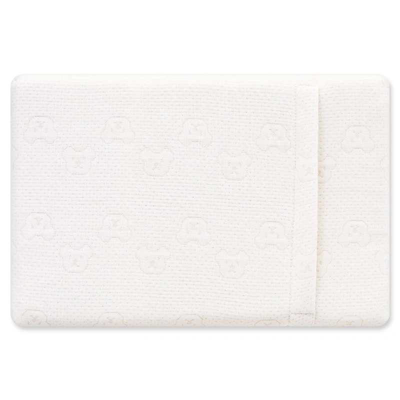Gối chống bẹp đầu waffle cotton Piumie Air Feeling 35x25x2.5 cm - Gấu (từ 0 tháng) 2