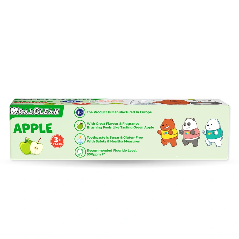 Kem đánh răng cho bé từ 3 tuổi Oral Clean hương táo 90g 3