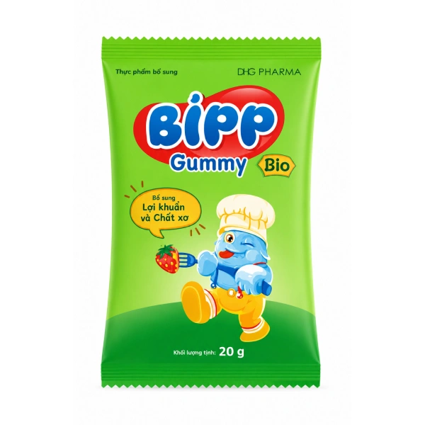 Kẹo dẻo Bipp Gummy Bio bổ sung lợi khuẩn và chất xơ