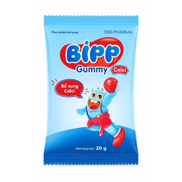 Kẹo dẻo Bipp Gummy bổ sung canxi hỗ trợ tăng chiều cao