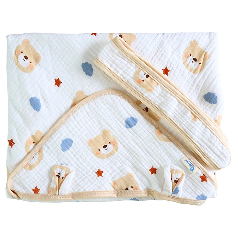 Khăn quấn cotton TOP KIDS 80x80 cm - Màu ngẫu nhiên 14