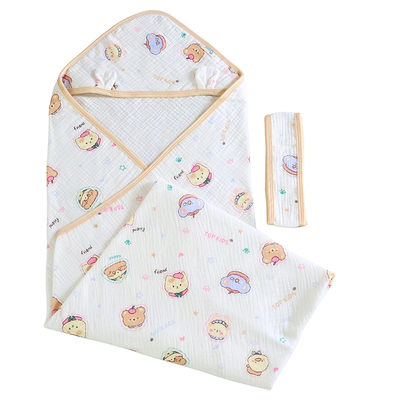 Khăn quấn cotton TOP KIDS 80x80 cm - Màu ngẫu nhiên 16