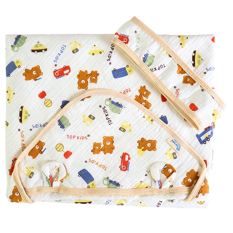 Khăn quấn cotton TOP KIDS 80x80 cm - Màu ngẫu nhiên 6