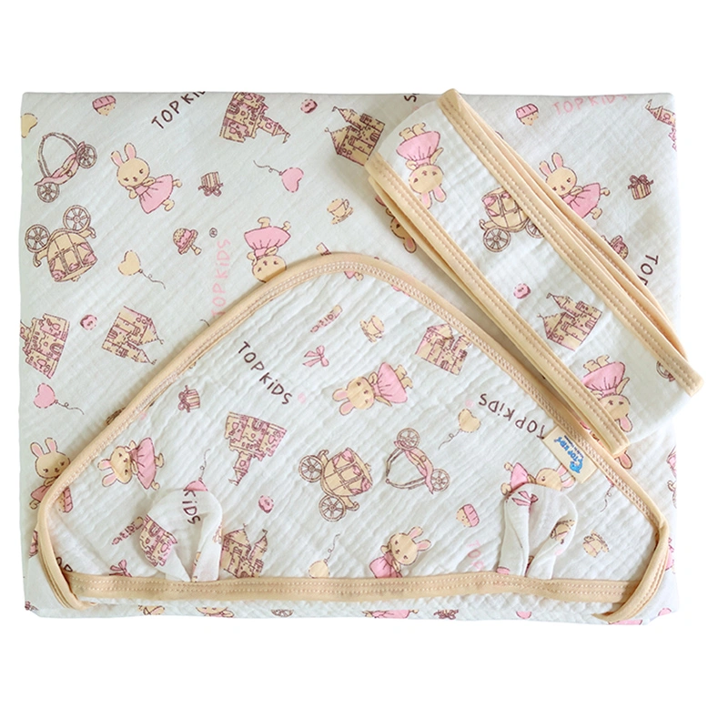 Khăn quấn cotton TOP KIDS 80x80 cm - Màu ngẫu nhiên 7