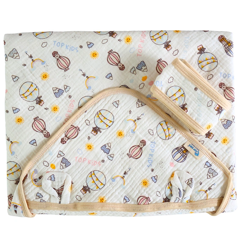 Khăn quấn cotton TOP KIDS 80x80 cm - Màu ngẫu nhiên 10