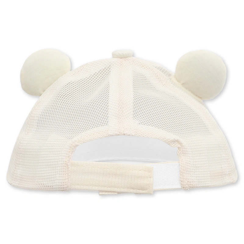 Nón kết cho bé TOP KIDS Gấu bear màu be nâu 4