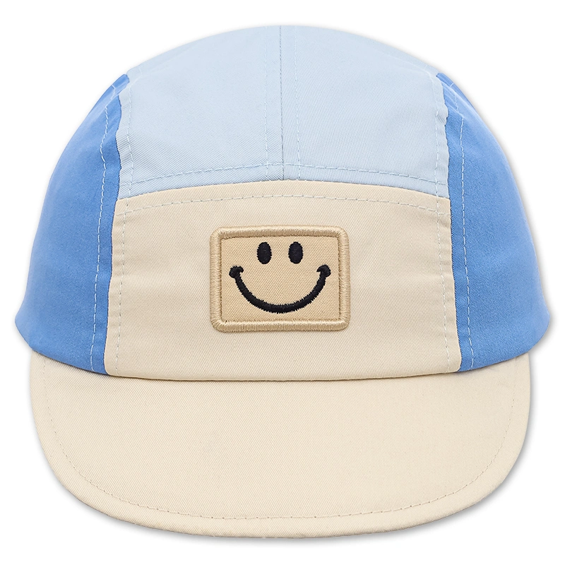Nón kết cho bé trai Duy Ngọc 7344 thêu Smile màu xanh dương 2