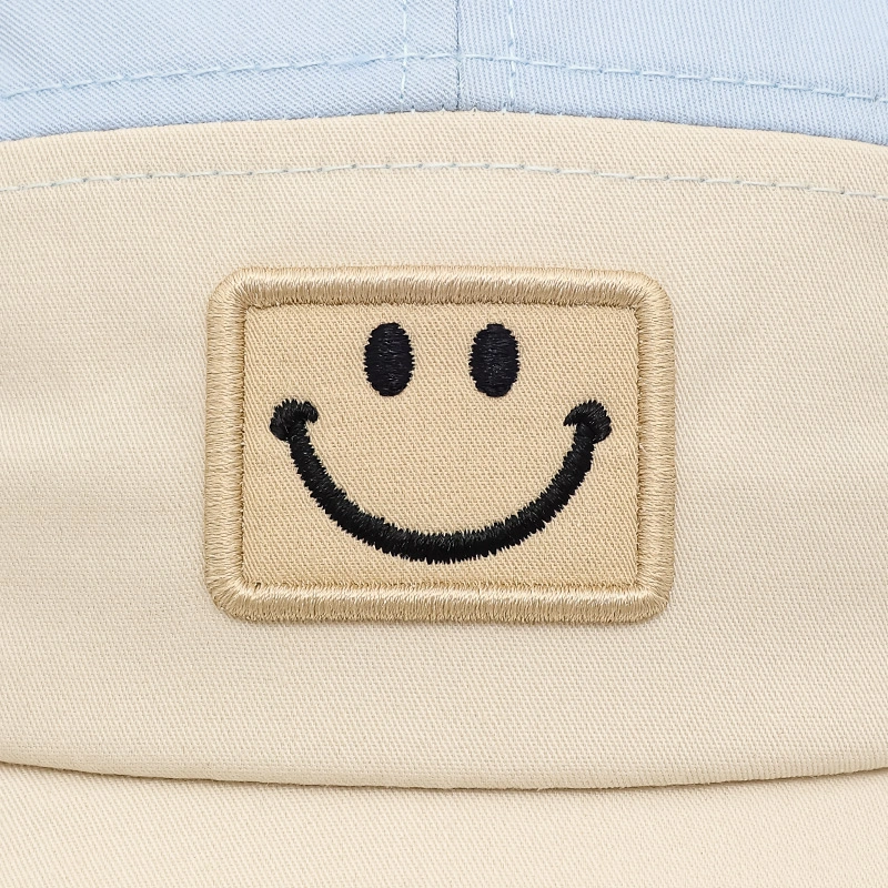 Nón kết cho bé trai Duy Ngọc 7344 thêu Smile màu xanh dương 6