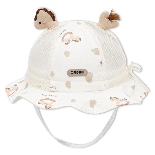 Nón vành TOP KIDS ngựa be nâu