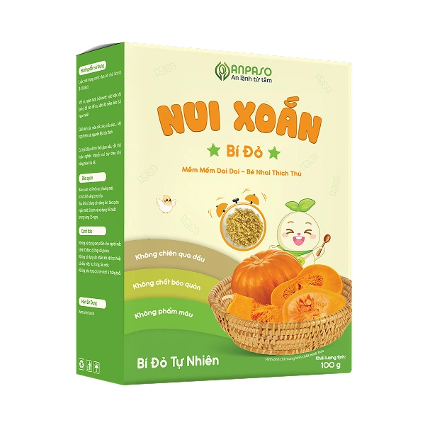 Nui xoắn bí đỏ Anpaso