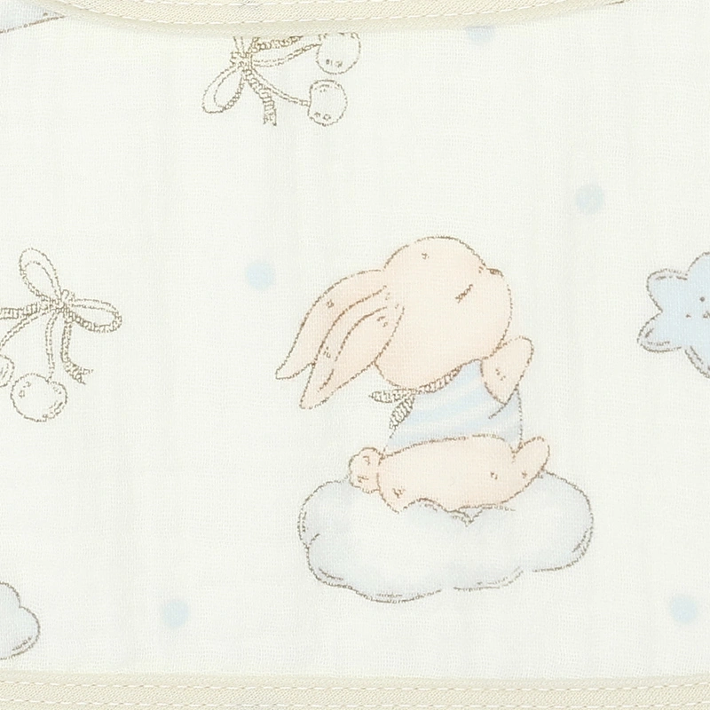 Set 2 yếm ăn cho bé muslin TOP KIDS (từ 0 tháng) - Mẫu ngẫu nhiên 12