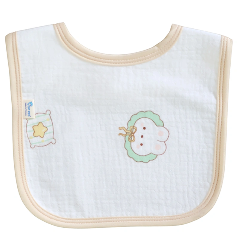 Set 2 yếm ăn cho bé muslin TOP KIDS (từ 0 tháng) - Mẫu ngẫu nhiên 5