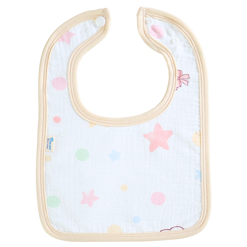 Set 2 yếm ăn cho bé muslin TOP KIDS (từ 0 tháng) - Mẫu ngẫu nhiên 7