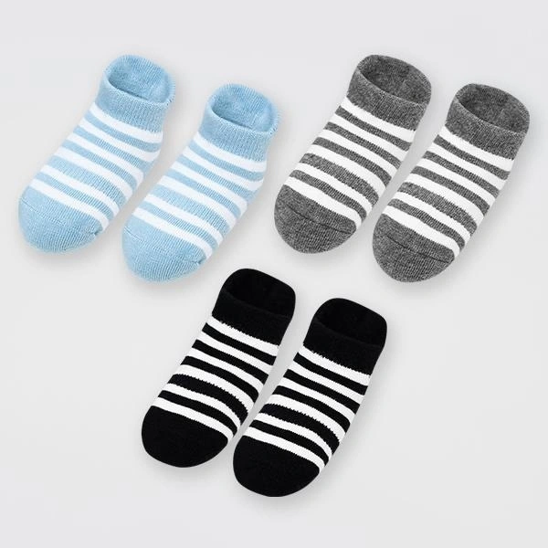 Set 3 tất sơ sinh Ualarogo cotton - Giao màu ngẫu nhiên