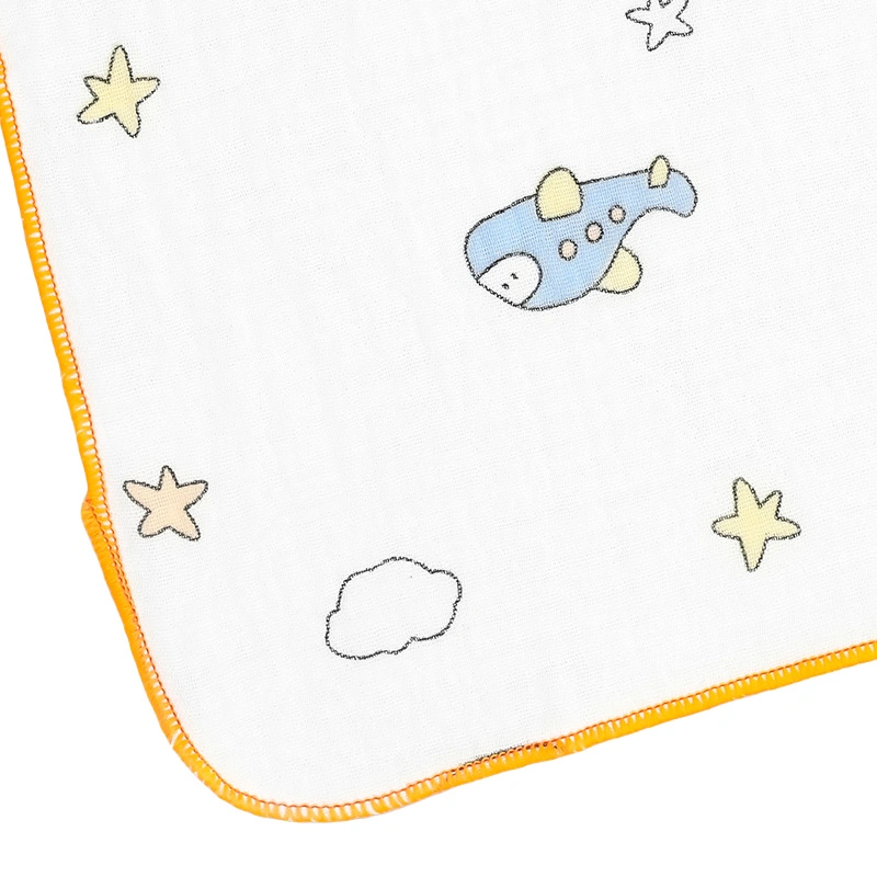 Set 5 cái khăn sữa cotton TOP KIDS 4 lớp 30x30 cm - Màu ngẫu nhiên 16