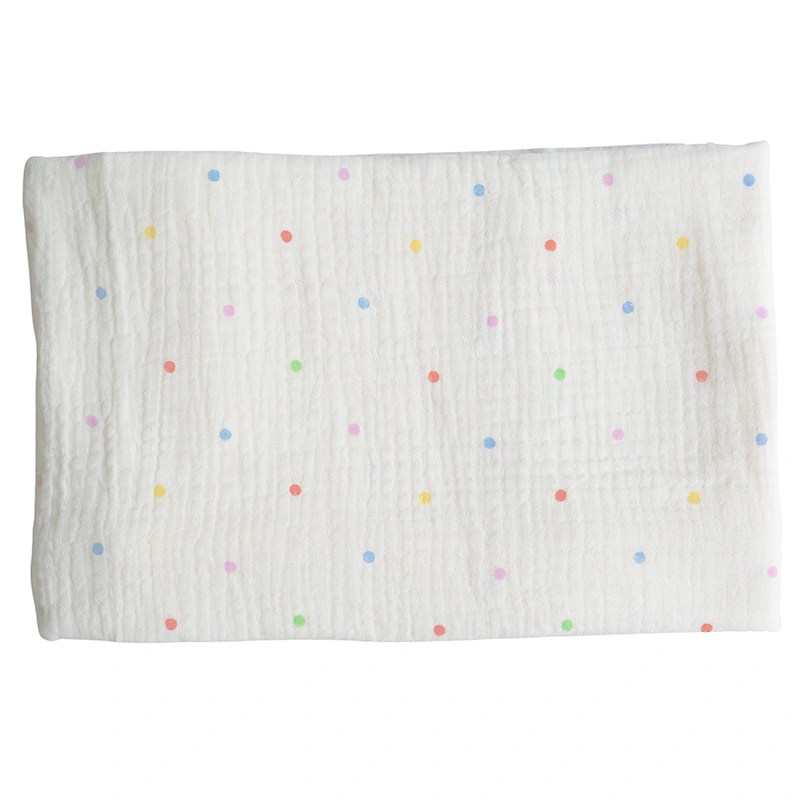 Set 5 cái khăn sữa cotton TOP KIDS 2 lớp 30x30 cm - Màu ngẫu nhiên 11