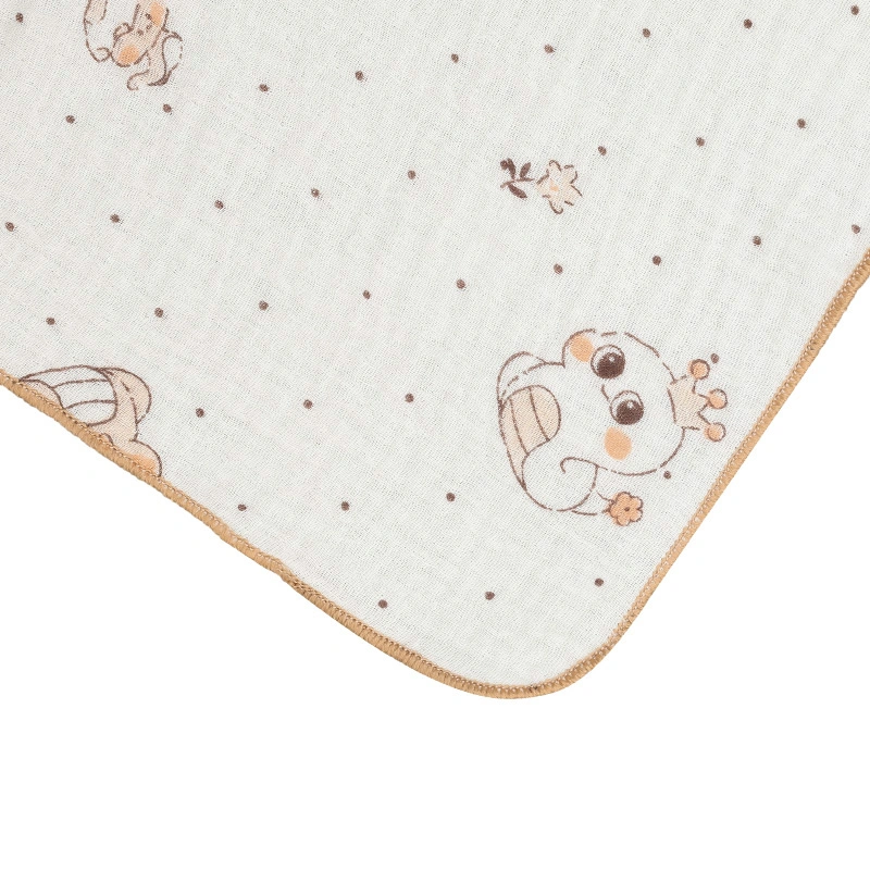 Set 5 cái khăn sữa cotton TOP KIDS 2 lớp 25x25 cm - Hoạ tiết ngẫu nhiên 16