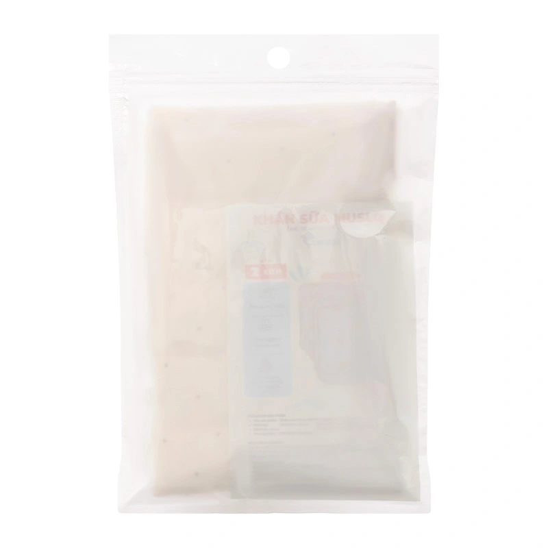 Set 5 cái khăn sữa cotton TOP KIDS 2 lớp 25x25 cm - Hoạ tiết ngẫu nhiên 20