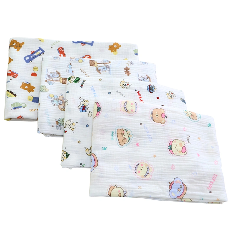 Set 5 cái khăn sữa cotton TOP KIDS 2 lớp 25x25 cm - Hoạ tiết ngẫu nhiên 6