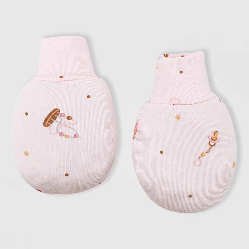 Set nón, bao tay bao chân in hình Lullaby NH728C màu trắng in xanh (0 - 3 tháng) 29
