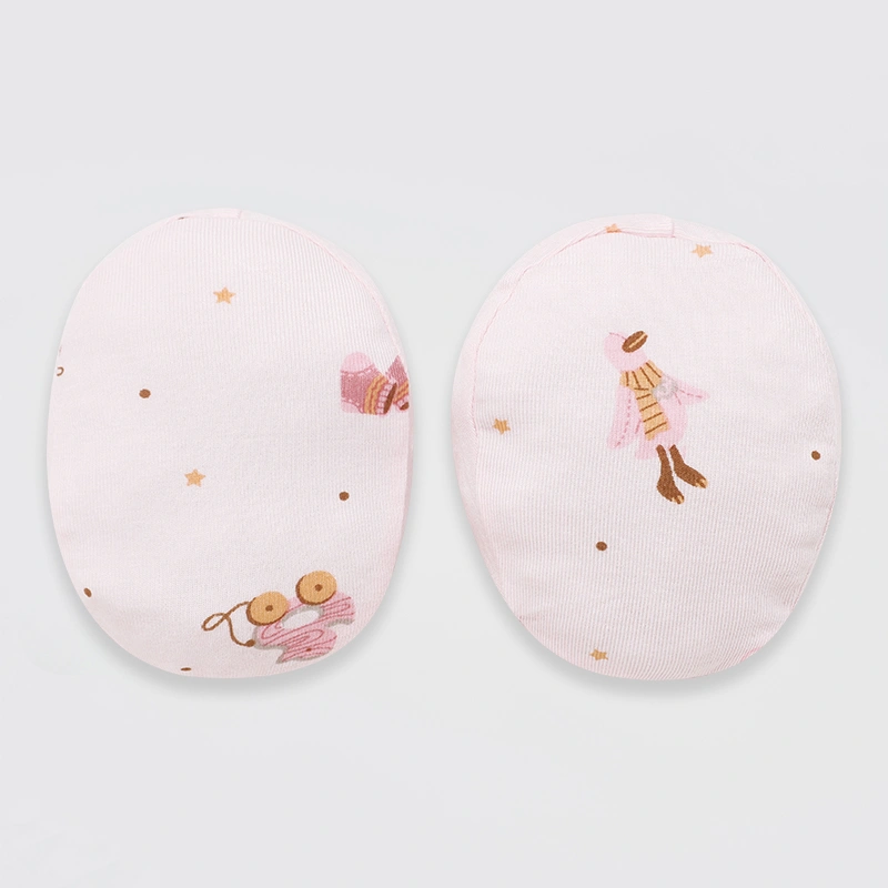 Set nón, bao tay bao chân in hình Lullaby NH728C màu trắng in xanh (0 - 3 tháng) 32