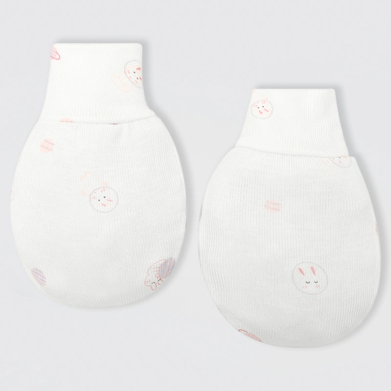 Set nón, bao tay bao chân in hình Lullaby NH728C màu trắng in xanh (0 - 3 tháng) 17