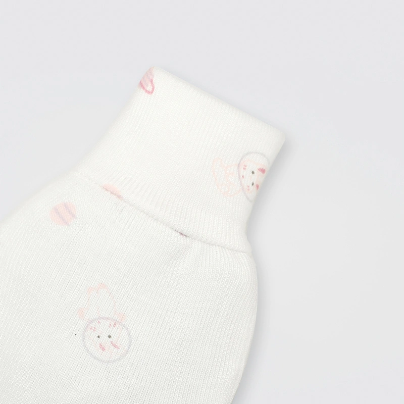Set nón, bao tay bao chân in hình Lullaby NH728C màu trắng in xanh (0 - 3 tháng) 18