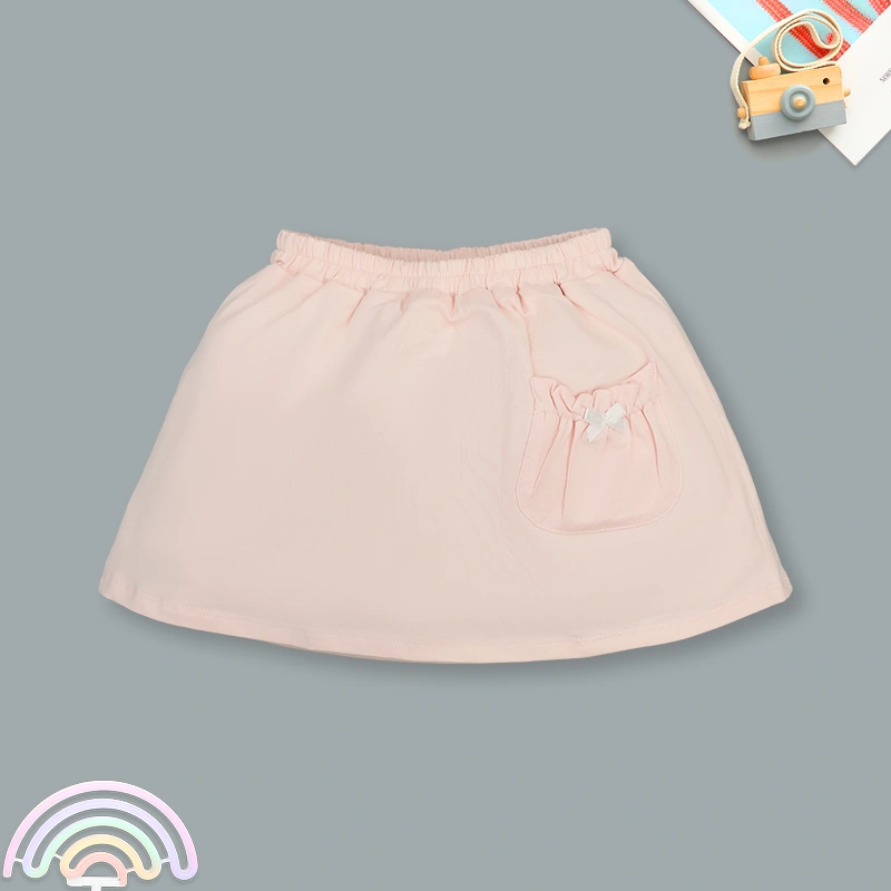 Set váy bé gái La Pomme cổ cách điệu phối nơ ngọt ngào màu trắng hồng 8
