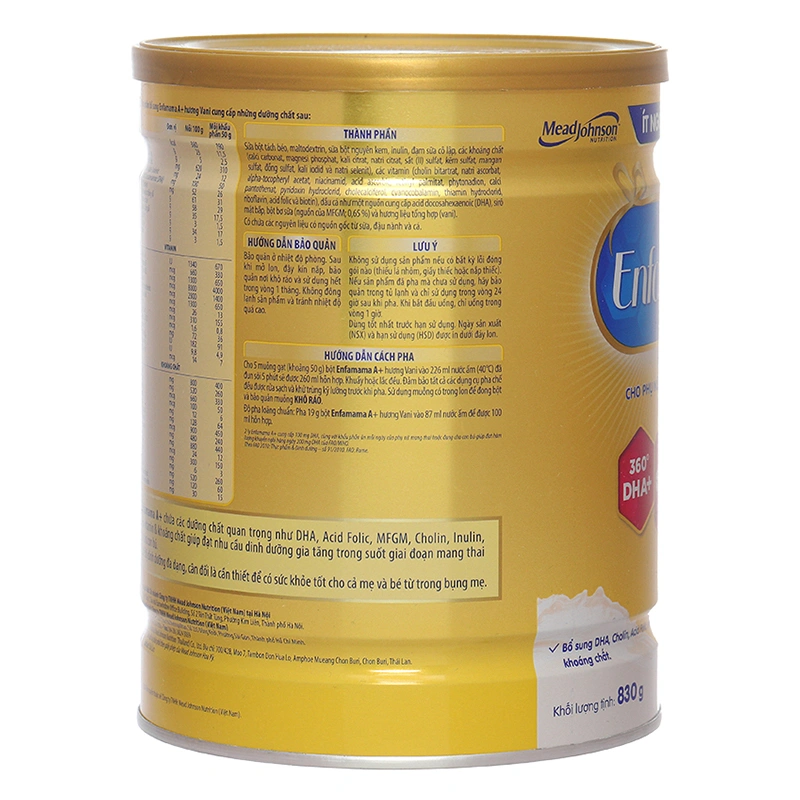 Sữa bầu Enfamama A+ 360° Brain Plus hương vani 880g - Mẫu mới 5