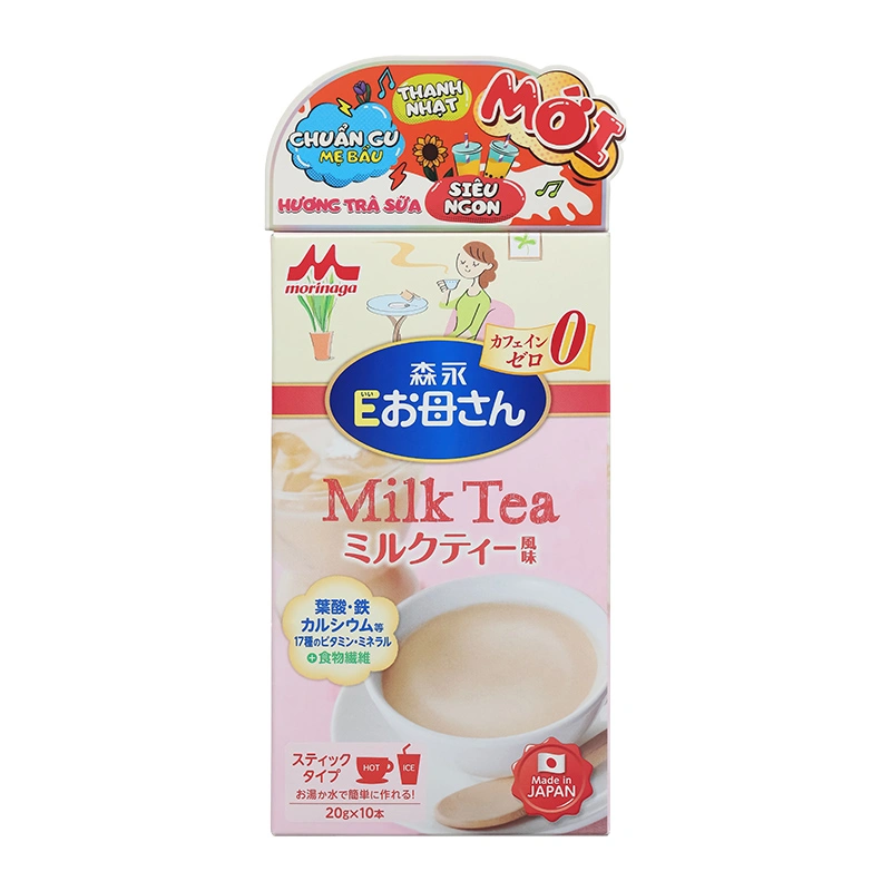 Sữa bầu Morinaga E-Okasan hương trà sữa 200g 2