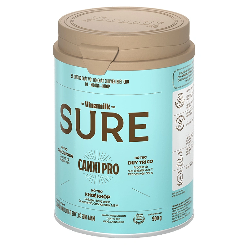 Sữa bột người lớn Vinamilk Sure Canxipro vị tự nhiên 400g 15