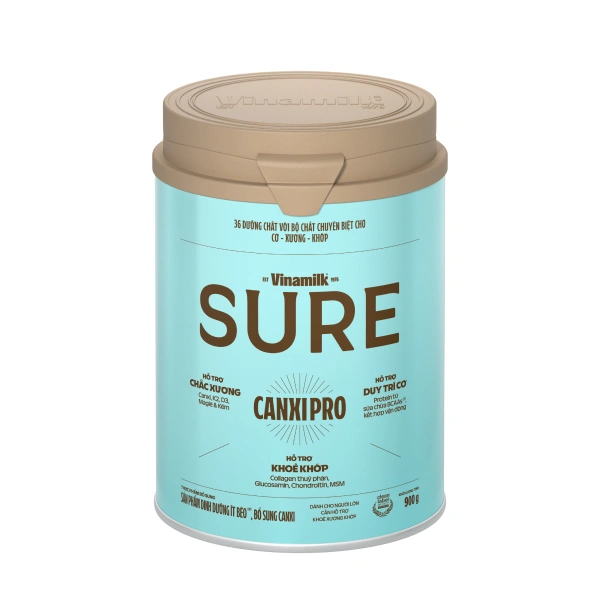 Sữa bột người lớn Vinamilk Sure Canxipro