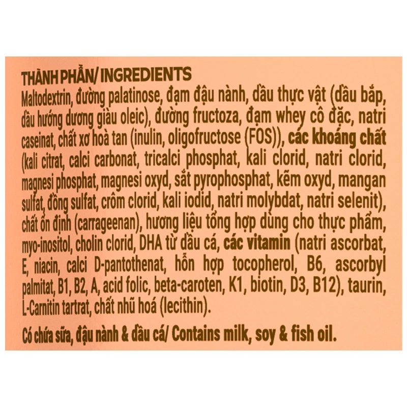 Sữa bột người lớn Vinamilk Sure Diacerna vị tự nhiên 400g 9