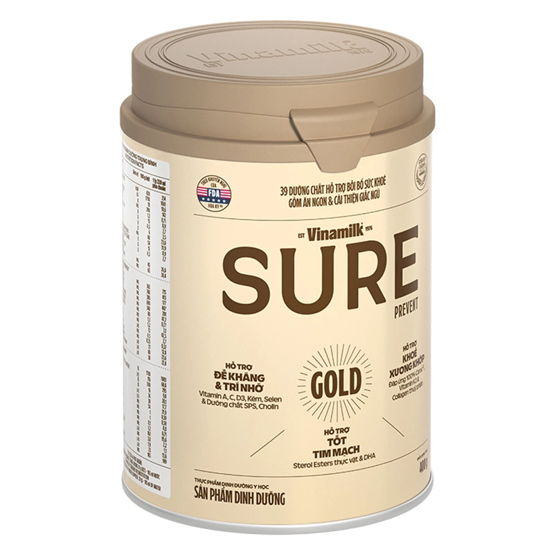 Sữa bột người lớn Vinamilk Sure Prevent Gold hương tự nhiên 900g 14