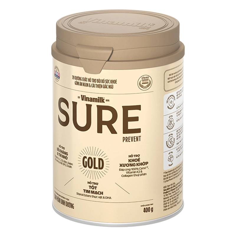 Sữa bột người lớn Vinamilk Sure Prevent Gold hương tự nhiên 900g 15