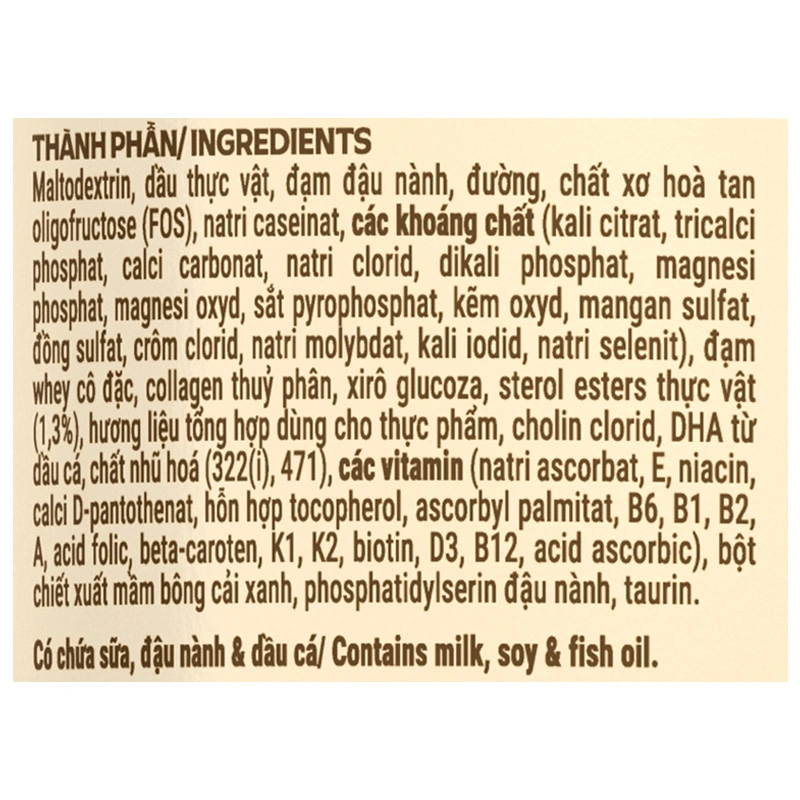 Sữa bột người lớn Vinamilk Sure Prevent Gold hương tự nhiên 900g 19