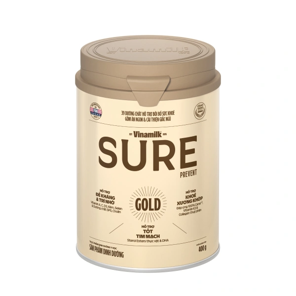 Sữa bột người lớn Vinamilk Sure Prevent Gold