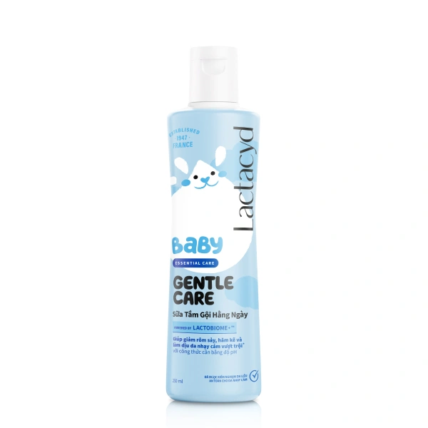 Sữa tắm & gội 2in1 cho bé Lactacyd Gentle Care - Giao bao bì ngẫu nhiên