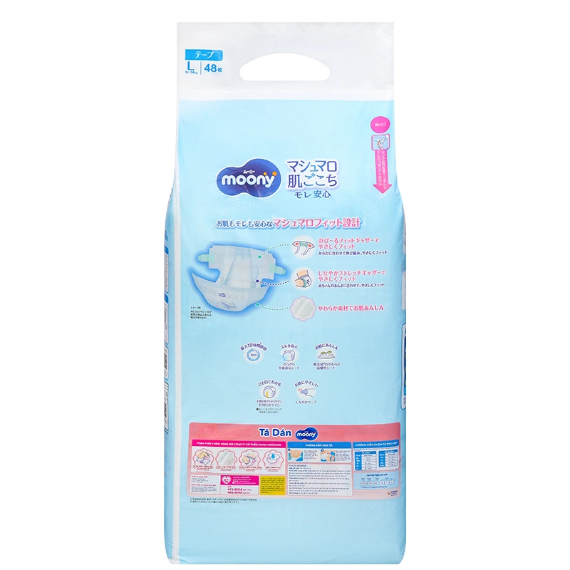 Tã dán Moony size M 56 miếng (6 - 11 kg) 65