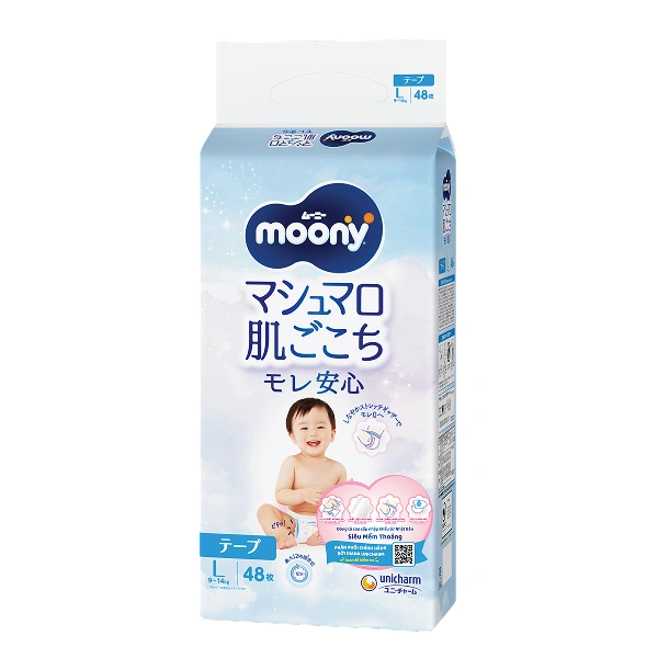 Tã dán Moony size M 56 miếng (6 - 11 kg) 64