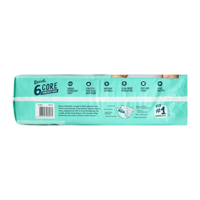 Combo 3 tã dán Rascals size M 60 miếng (6 - 11 kg) - Giao bao bì ngẫu nhiên 20