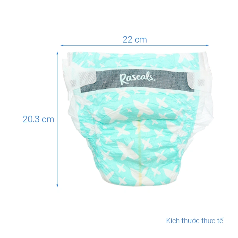 Combo 3 tã dán Rascals size M 60 miếng (6 - 11 kg) - Giao bao bì ngẫu nhiên 23