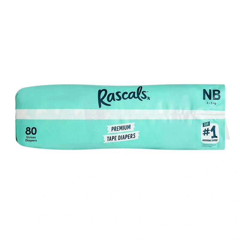 Combo 3 tã dán Rascals size NB 80 miếng/bịch (3 - 5 kg) - Giao bao bì ngẫu nhiên 21